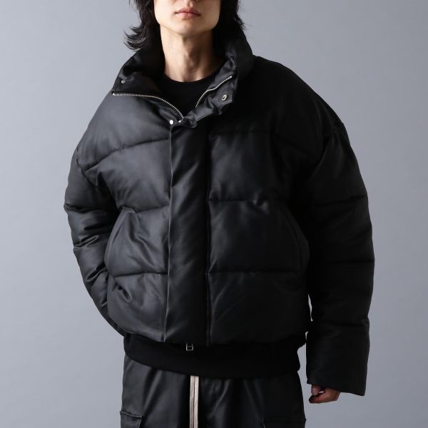 ダンケシェーン COATING SHORT BLOUSON フェイクレザー ジャケット