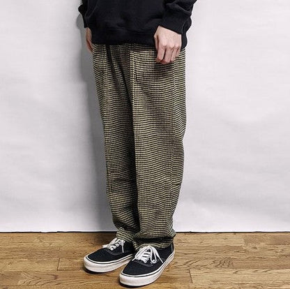 サウスツーウェストエイト Army String Pant コットンフランネル ハウンドトゥースパンツ