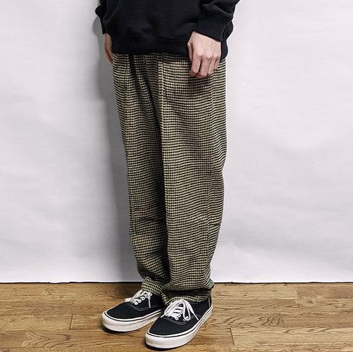 サウスツーウェストエイト Army String Pant コットンフランネル ハウンドトゥースパンツ