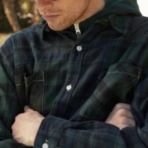 キスニューヨークシティ Patchwork Berkeley Buttondown Shirt コットンシャツ