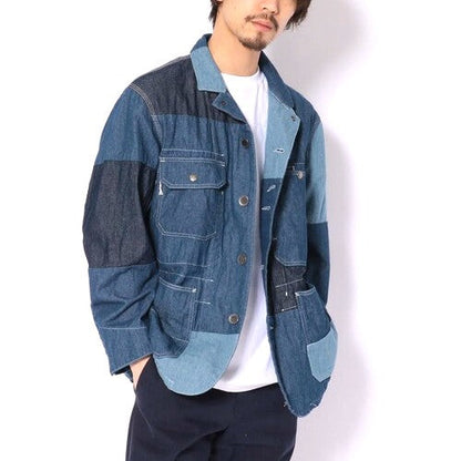 エンジニアードガーメンツ Logger Jacket Washed 8oz Denim ジャケット