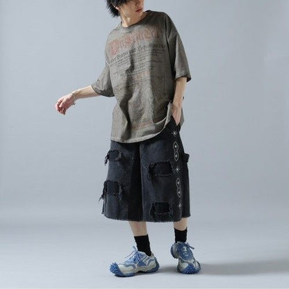 ダンケシェーン STUDS W-KNEE DUCK ショートパンツ