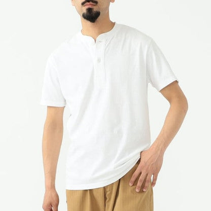 ビームスプラス Henley Tee コットンTシャツ