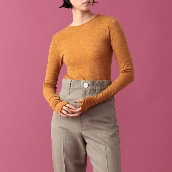 Pilgrim Surf+Supply Anika ベース レイヤー ウール 長袖 トップ