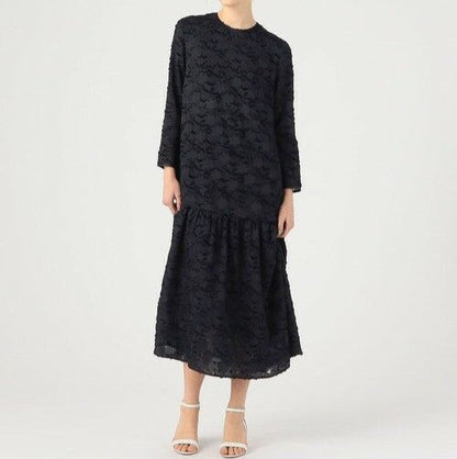 Ballsey マーガレット カット ジャカード ドレス