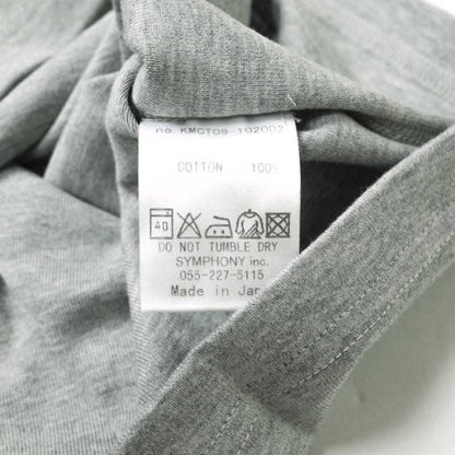 Koko ソリッド Uネック 3/4 スリーブ Tシャツ L グレー