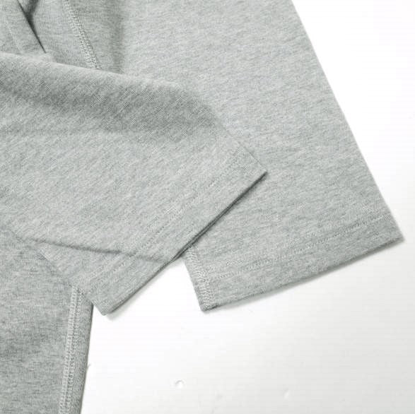 Koko ソリッド Uネック 3/4 スリーブ Tシャツ L グレー