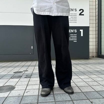 インターナショナルギャラリービームス バナナドレーピング コットンポリエステルパンツ