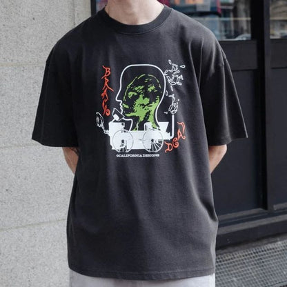 ブレインデッド ALIEN TRACTOR Tシャツ コットン Tシャツ