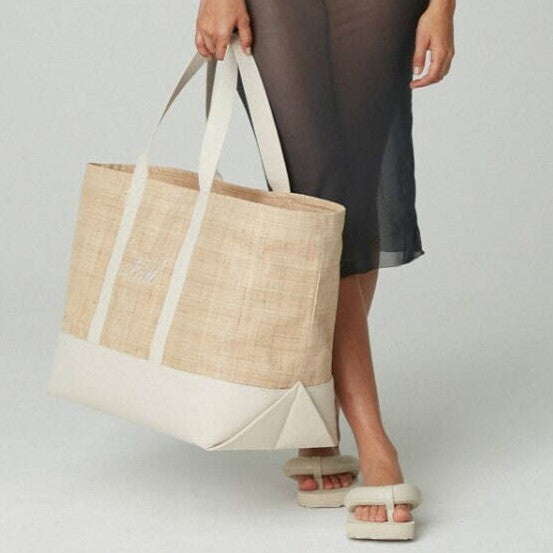 キスニューヨークシティ Straw Tote Bag ストロートートバッグ
